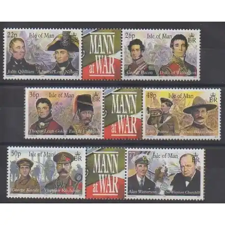 Jusqu’à Épuisement Des Stocks Man (Ile de) - 2000 - No 903/908 - Histoire militaire