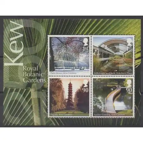 Grande-Bretagne - 2009 - No BF65 - Parcs et jardins Solde