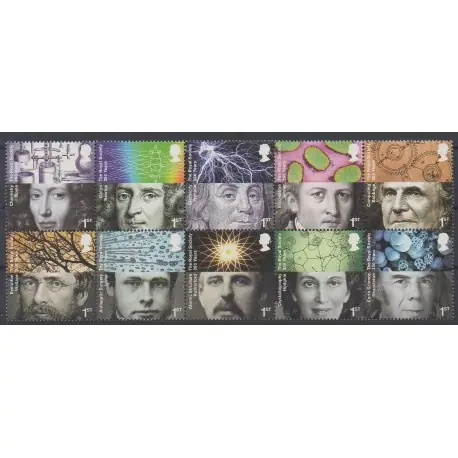 Grande-Bretagne - 2010 - No 3271/3280 - Sciences et Techniques Nouvelle Collection