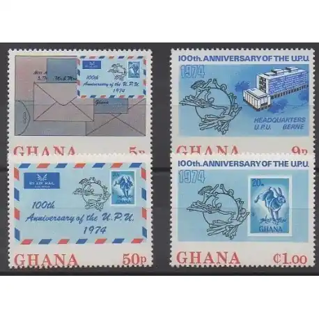 Offre Spéciale Ghana - 1974 - No 495/498 - Service postal