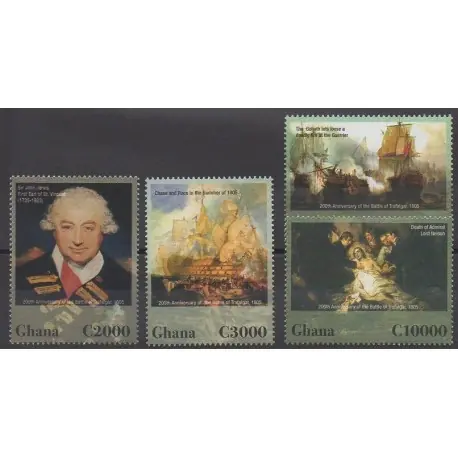 Ghana - 2006 - No 3118/3121 - Histoire militaire Livraison Mondiale