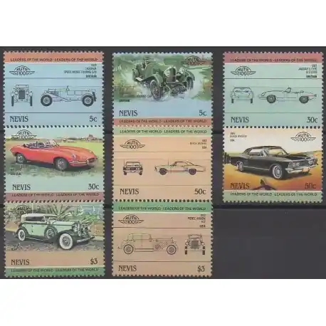 Pas Cher Nevis - 1984 - No 205/212 - Voitures