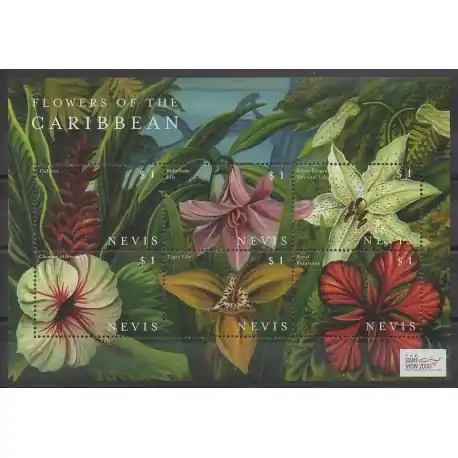 Premium Nevis - 2000 - No 1461/1466 - Fleurs