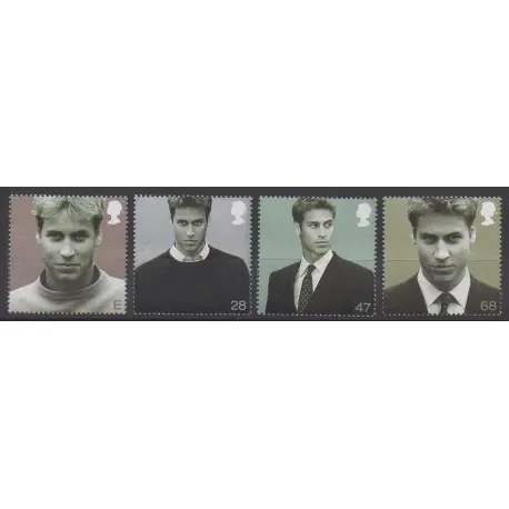 Promotion Grande-Bretagne - 2003 - No 2454/2457 - Royauté - Principauté