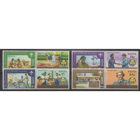 Bon Marché Kenya - 1982 - No 216/223 - Scoutisme