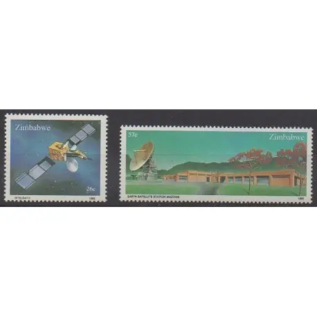 Zimbabwe - 1985 - No 81/82 - Télécommunications Achetez Aujourd’hui
