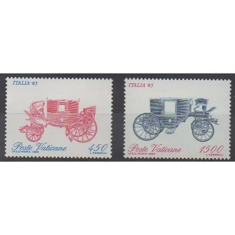 Original Vatican - 1985 - No 784/785 - Transports - Philatélie