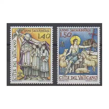 Bon Marché Vatican - 2010 - No 1522/1523 - Religion