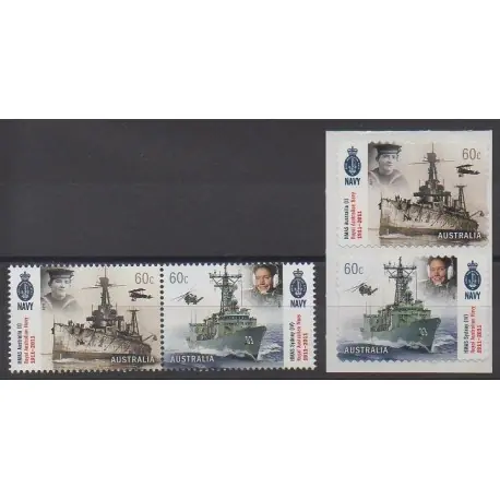 Australie - 2011 - No 3450/3453 - Navigation - Histoire militaire Vente Directe