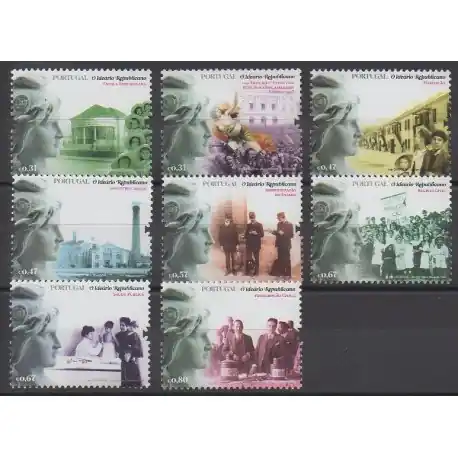 Portugal - 2008 - No 3323/3330 - Histoire Vente Flash