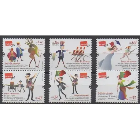 Portugal - 2010 - No 3552/3557 - Histoire Nouveauté