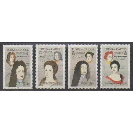 Turks et Caiques (Iles) - 1985 - No 733/736 - Musique Original