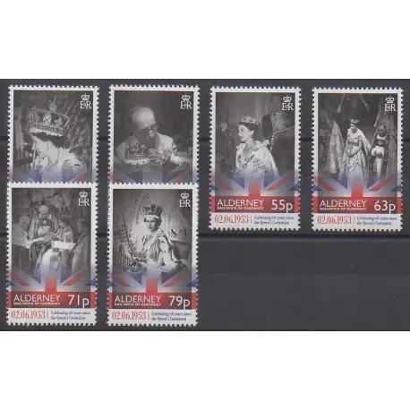 Aurigny (Alderney) - 2013 - No 472/477 - Royauté - Principauté Offre Limitée