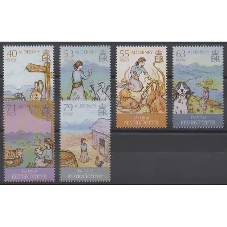Authentique Aurigny (Alderney) - 2013 - No 478/483 - Littérature