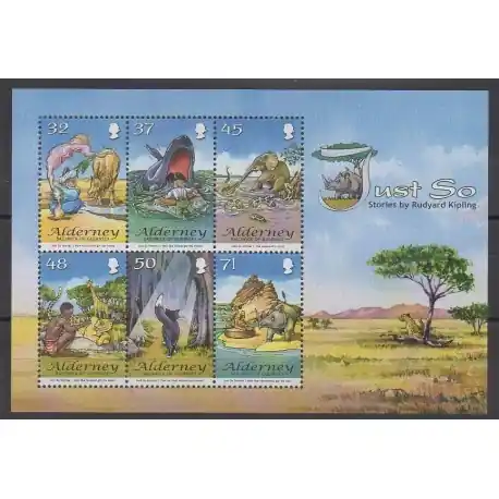 Aurigny (Alderney) - 2007 - No BF20 - Littérature Prix Cassé