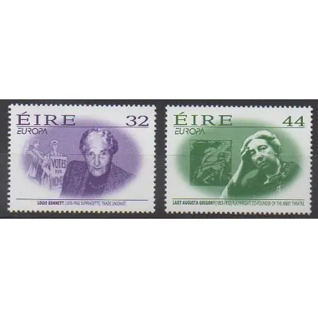 Irlande - 1996 - No 943/944 - Célébrités - Europa Nouvel Arrivage