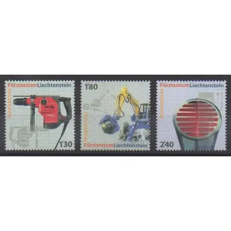 Promotion Saisonnière Liechtenstein - 2007 - No 1395/1397 - Sciences et Techniques