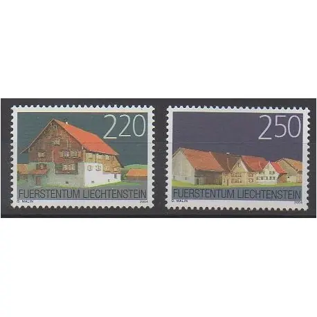 Affaire À Saisir Liechtenstein - 2004 - No 1296/1297 - Monuments