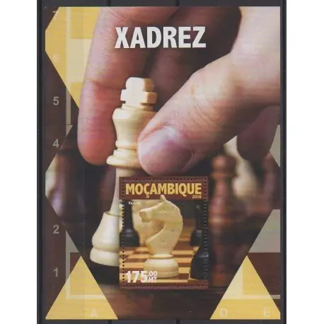 Certifié Mozambique - 2016 - No BF1059 - Échecs