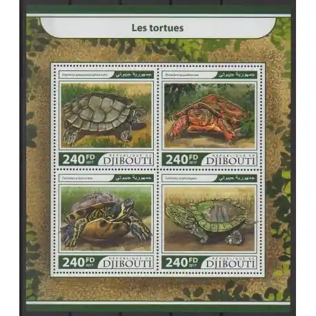 Meilleure Vente Djibouti - 2017 - No 1568/1571 - Reptiles