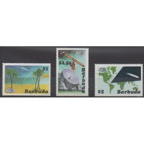 Barbuda - 1986 - No 808/810 - Astronomie Nouveauté