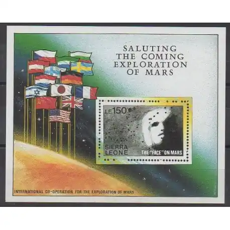 Livraison Express Sierra Leone - 1989 - No BF121 - Espace