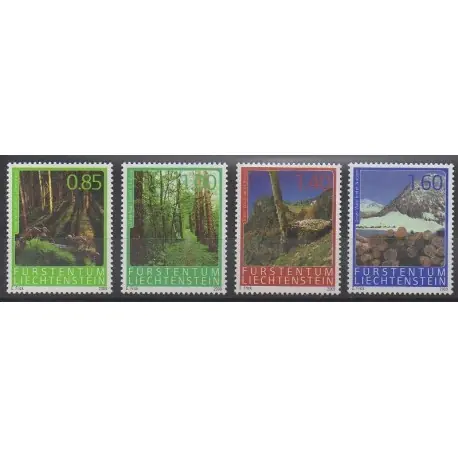 Liechtenstein - 2009 - No 1459/1462 - Arbres Usine Directe