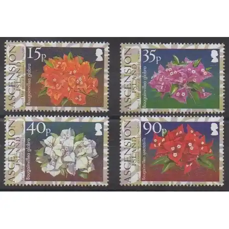 Ascension - 2004 - No 843/846 - Fleurs Prix Bas