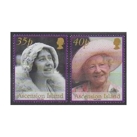 Haute Qualité Ascension - 2002 - No 801/802 - Royauté - Principauté