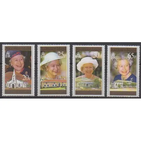 Livraison Express Ascension - 1996 - No 649/652 - Royauté - Principauté