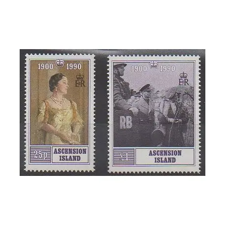 Gros Lot Ascension - 1990 - No 511/512 - Royauté - Principauté