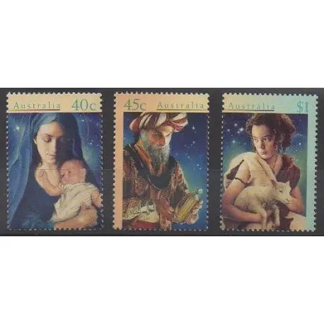Australie - 1996 - No 1542/1544 - Noël Expédié Aujourd’hui