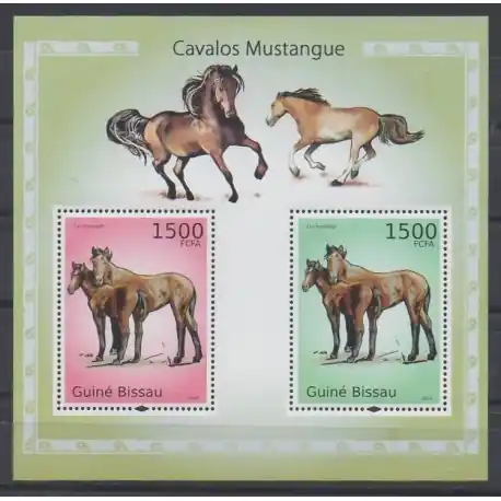 Guinée-Bissau - 2010 - No BF542 - Chevaux Prix Cassé
