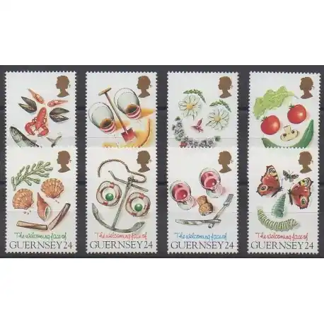 Prix Bas Guernesey - 1995 - No 671/678 - Tourisme