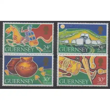 Guernesey - 1994 - No 643/646 - Europa Retour Gratuit