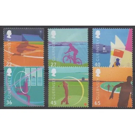 Guernesey - 2003 - No 970/975 - Sports divers Promotion Saisonnière