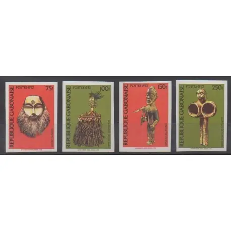 Gabon - 1982 - No 510/513ND - Art Original
