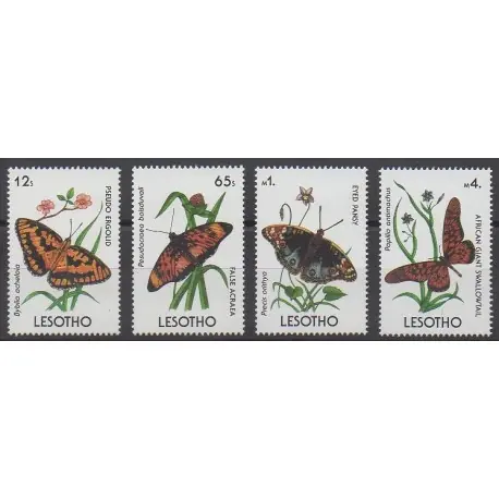 Lesotho - 1990 - No 897/900 - Insectes Nouvel Arrivage