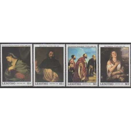Livraison Express Lesotho - 1988 - No 808/811 - Peinture