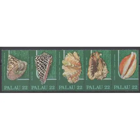Produit De Marque Palau - 1986 - No 132/136 - Animaux marins