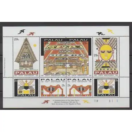 Palau - 1991 - No 432/439 - Histoire Fait Main