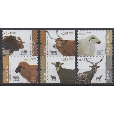 Premium Portugal - 2018 - No 4326/4331 - Mammifères