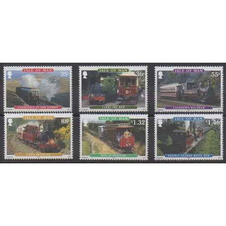 Certifié Man (Ile de) - 2010 - No 1656/1661 - Chemins de fer
