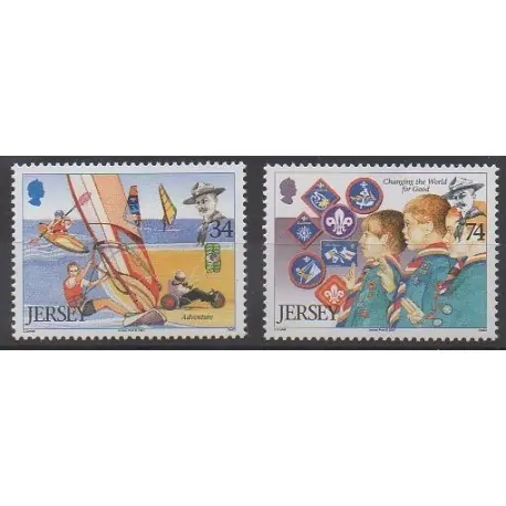 Jersey - 2007 - No 1329/1330 - Scoutisme Tendance