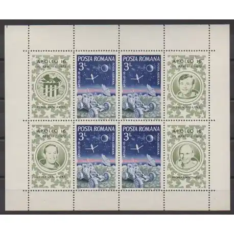 Original Roumanie - 1972 - No BF97 - Espace