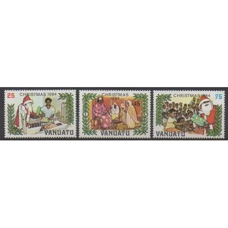 Vanuatu - 1984 - No 702/704 - Noël Garantie Incluse
