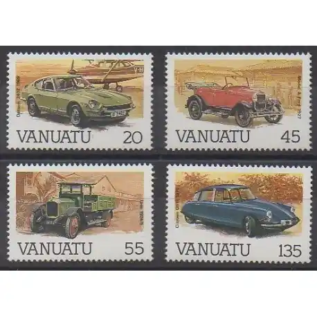 Vanuatu - 1987 - No 755/758 - Voitures Livraison Gratuite