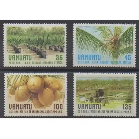 Vanuatu - 1987 - No 759/762 - Fruits ou légumes Produit De Marque