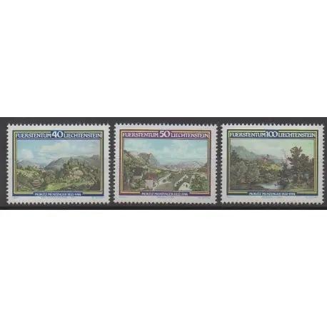 Quantité Limitée Liechtenstein - 1982 - No 747/749 - Peinture