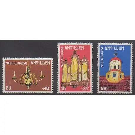 Antilles néerlandaises - 1980 - No 596/598 - Religion Meilleure Vente